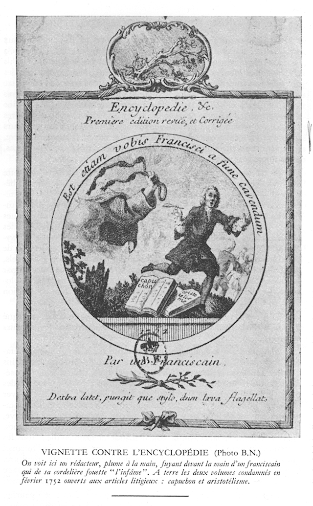 Les franciscains selon l'Encyclopedie